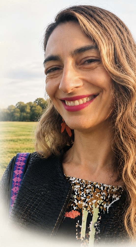Rita smiling outdoors